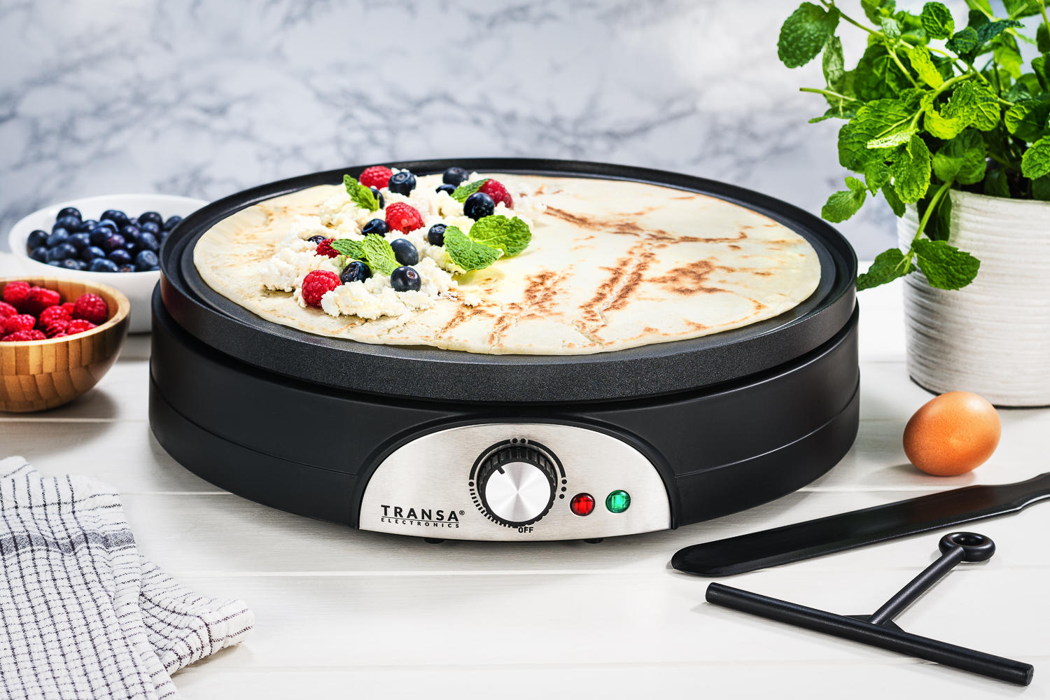 Naleśnikarka dwustronna DualPancake 1500W Transa Electronics